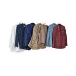 COLLECTION OF SIX VINTAGE MENS SUIT BLAZERS
