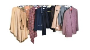 COLLECTION OF VINTAGE COSTUME WOMENSWEAR COATS / JACKETS