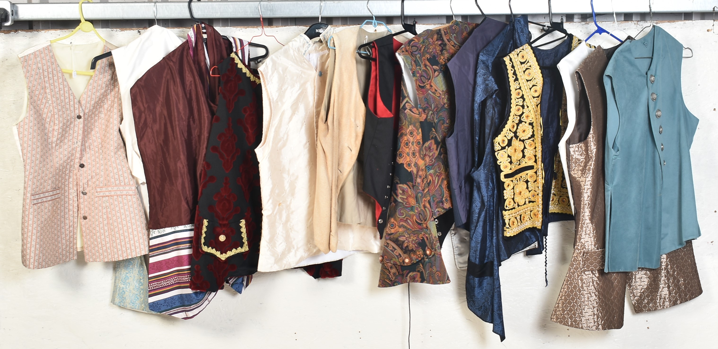 COLLECTION OF VINTAGE THEATRICAL COSTUME MENS WAISTCOATS - Image 2 of 2