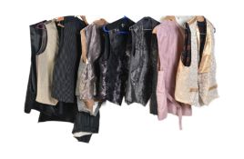 COLLECTION OF VINTAGE MENS WAISTCOATS