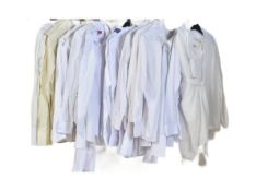 COLLECTION OF LARGE MEN’S WHITE SHIRTS / NIGHTSHIRTS