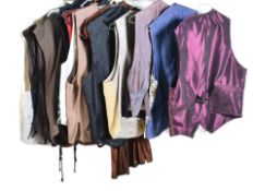 COLLECTION OF VINTAGE THEATRICAL MENS WAISTCOATS