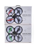 DRONES - TWO FJERNSTYRET DRONES - UNUSED / AS NEW