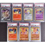 POKEMON TRADING CARD GAME - COLLECTION OF GRADED PSA CARD SLABS