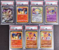 POKEMON TRADING CARD GAME - COLLECTION OF GRADED PSA CARD SLABS