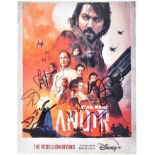 ANDOR (STAR WARS) - CAST SIGNED 8X10" PHOTO - AFTAL