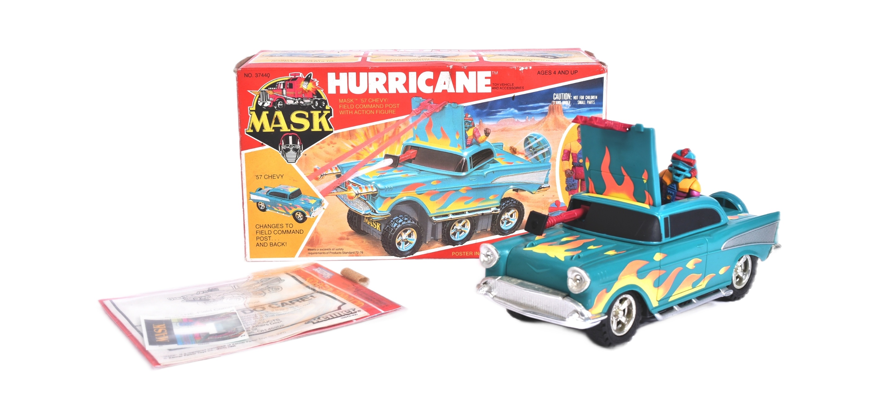 MASK - VINTAGE KENNER ' HURRICANE ' ACTION FIGURE PLAYSET