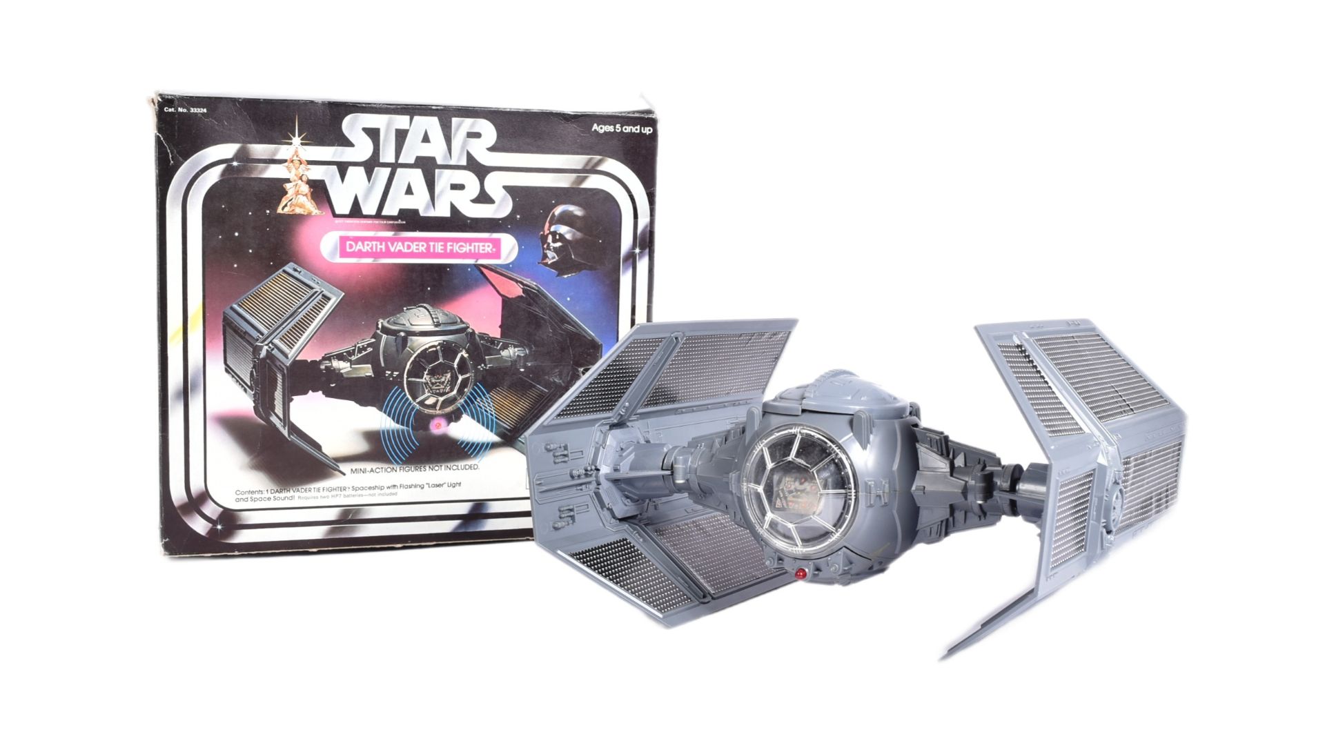 STAR WARS - VINTAGE PALITOY DARTH VADER TIE FIGHTER PLAYSET