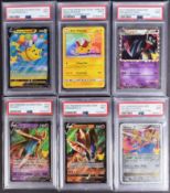 POKEMON TRADING CARD GAME - COLLECTION OF GRADED PSA CARD SLABS