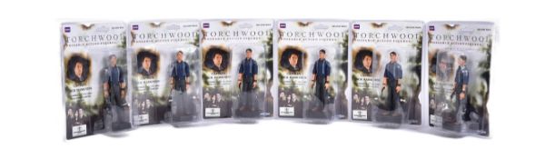 TORCHWOOD - X6 TORCHWOOD CAPTAIN JACK HARKNESS ACTION FIGURES