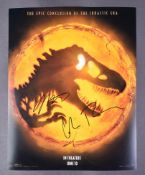 JURASSIC WORLD DOMINION (2022) - AUTOGRAPHED 11X14" POSTER PHOTOGRAPH