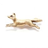 ANTIQUE FOX HUNTING INTEREST BROOCH PIN