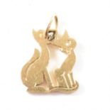 VINTAGE CARTIER LONDON CAT CHARM PENDANT