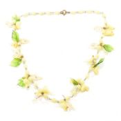 VINTAGE MURANO GLASS BEAD NECKLACE