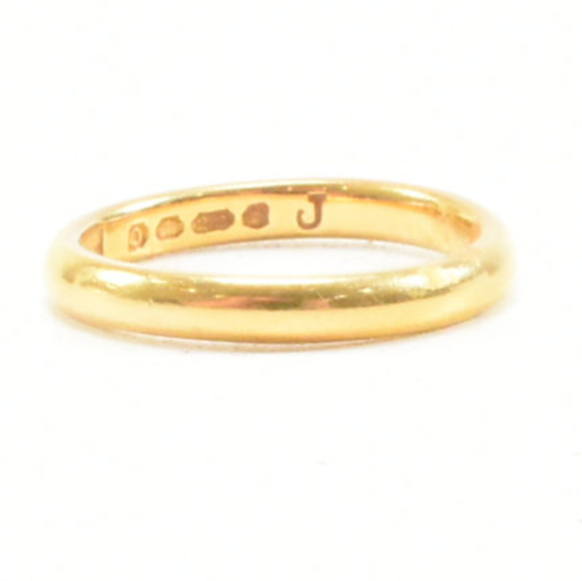 HALLMARKED 22CT GOLD BAND RING - Image 3 of 8