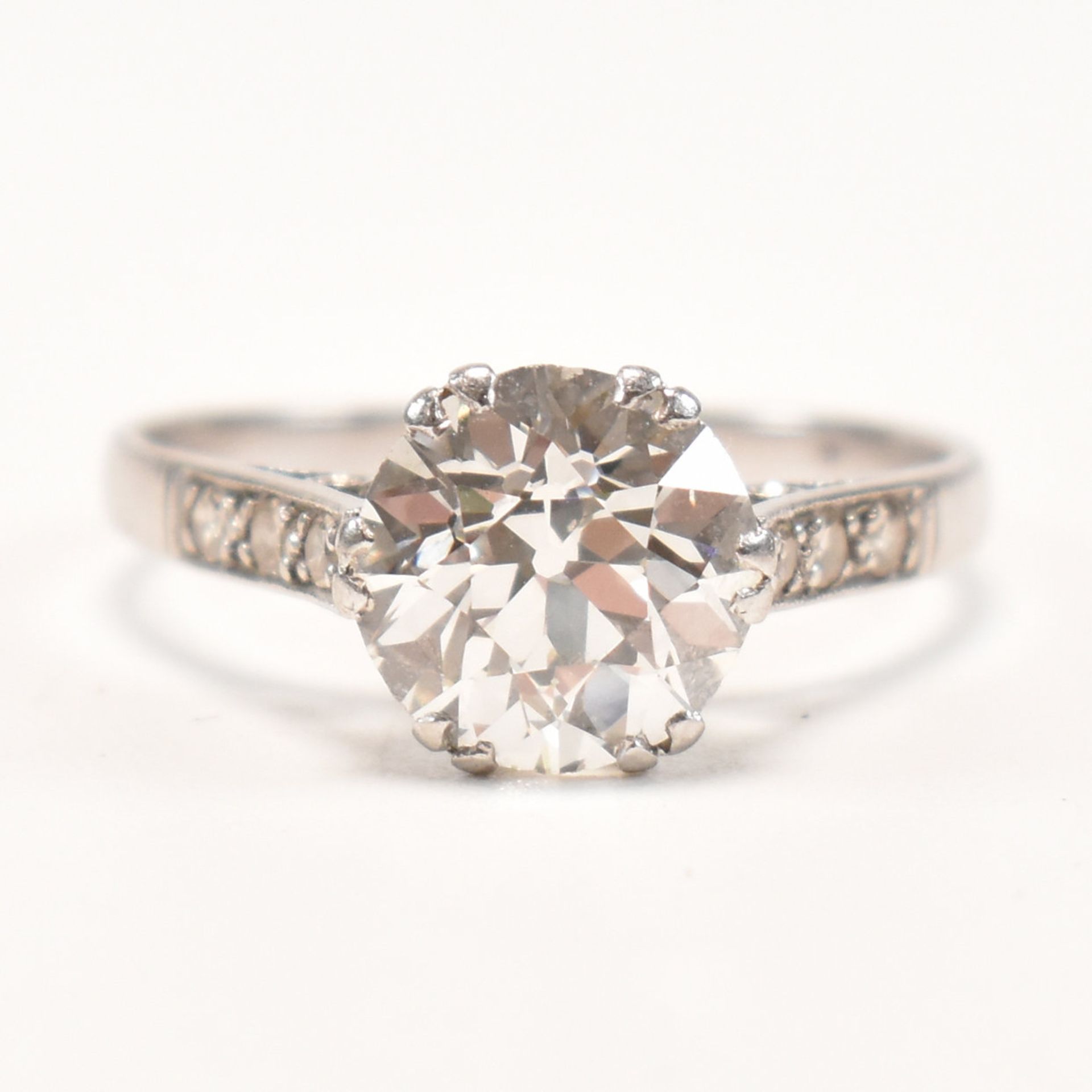 1920S PLATINUM 2.1CT DIAMOND SOLITAIRE RING