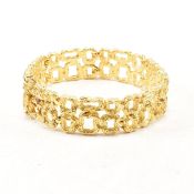 VINTAGE 18CT GOLD ARTICULATED BRACELET CHAIN