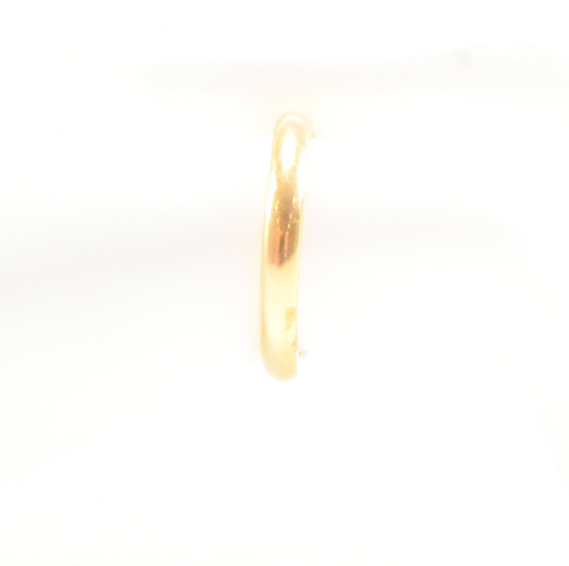 HALLMARKED 22CT GOLD BAND RING - Image 7 of 8