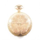 ANTIQUE VIGILANT GOLD PLATED FULL HUNTER POCKET WATCH