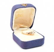 VINTAGE 14CT GOLD & DIAMOND SOLITAIRE RING