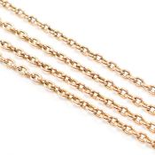 9CT GOLD CHAIN LINK NECKLACE CHAIN STAMPED 9CT