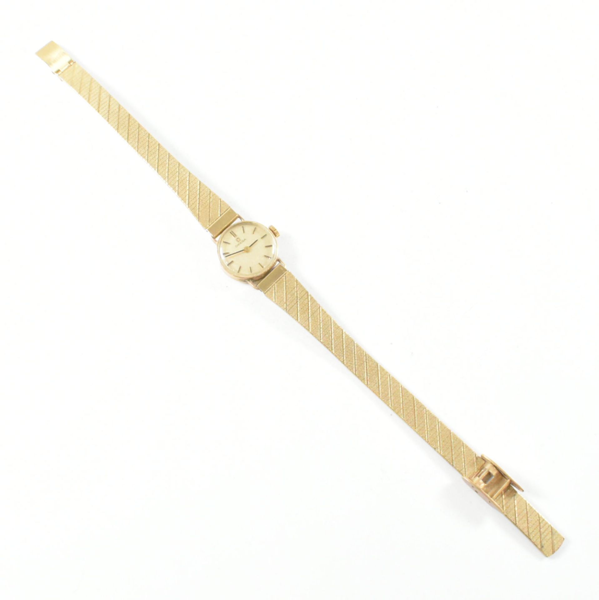 OMEGA HALLMARKED 9CT GOLD & STAINLESS STEEL COCKTAIL WATCH - Image 2 of 8
