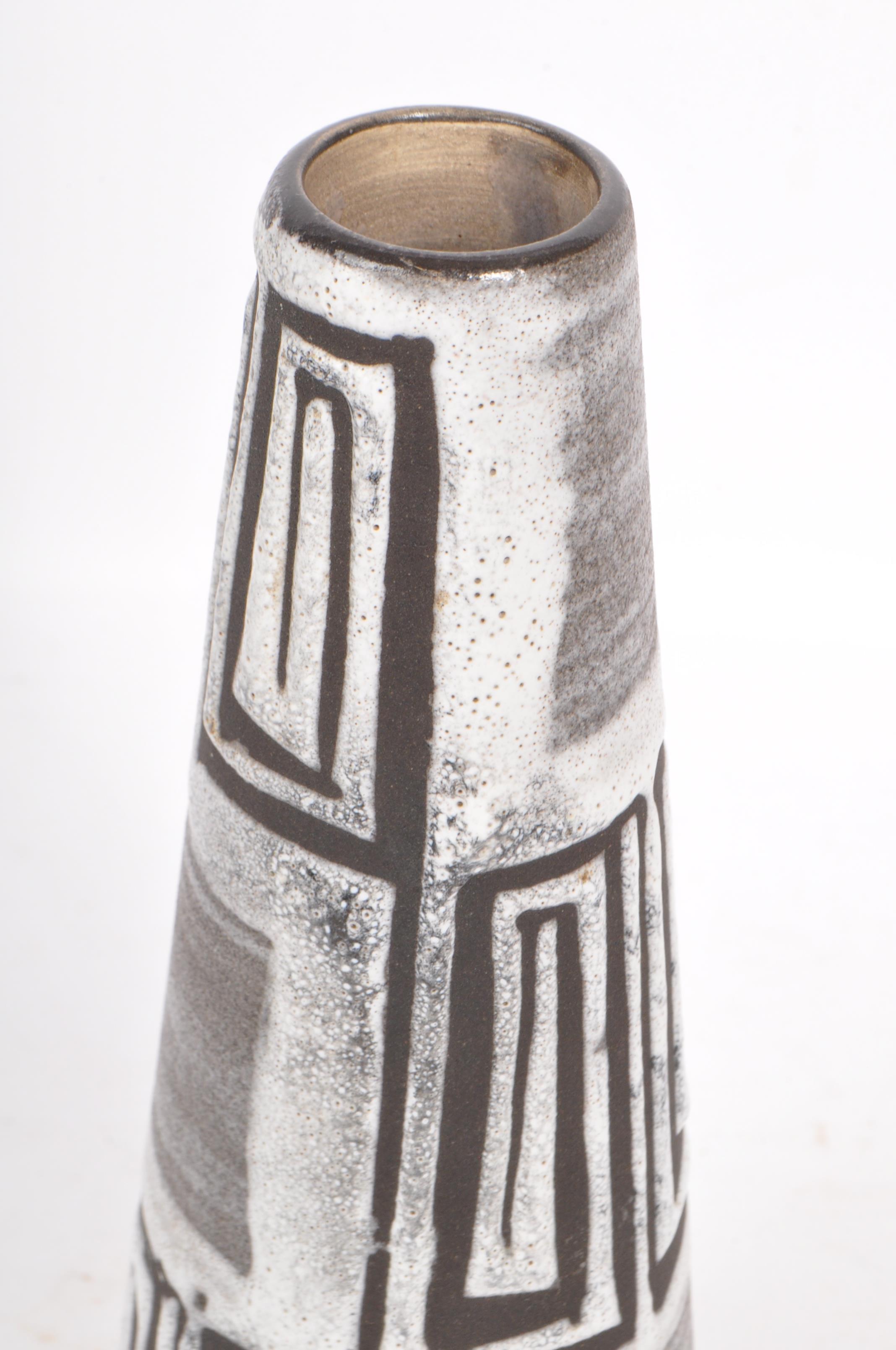 ZIEGLER SCHAFFHAUSEN - SWISS MADE STUDIO ART POTTERY VASE - Image 3 of 5