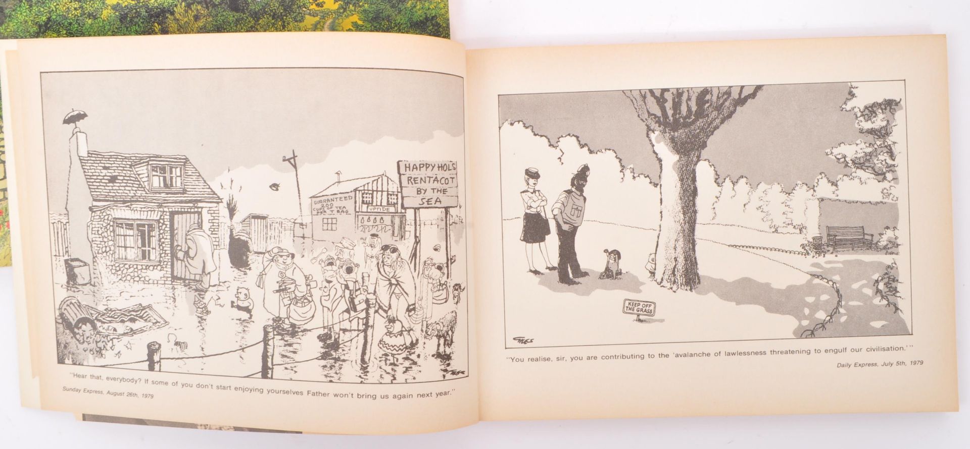 LARGE COLLECTION OF VINTAGE GILES ILLUSTRATED ANNUAL BOOKS - Image 6 of 11