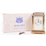 VINTAGE EARLY 20TH CENTURY MANTEL CLOCK BY MALLORY OF BATH