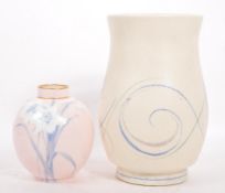 DOULTON BURSLEM HYPERION WARE VASE & SUSIE COOPER VASE