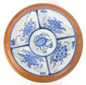 EARLY 20TH CENTURY 1930S CHINESE CERAMIC LAZY SUSAN