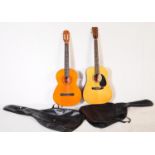 MUSICAL INSTRUMENTS - TWO ACOUSTIC GUITARS BY ALMERIA & JSH