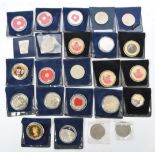 LARGE ASSORTMENT OF UNITED KINGDOM COMMEMORATIVE COINS