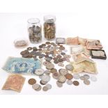 LARGE COLLECTION OF 19TH CENTURY & LATER UK & FOREIGN COINS