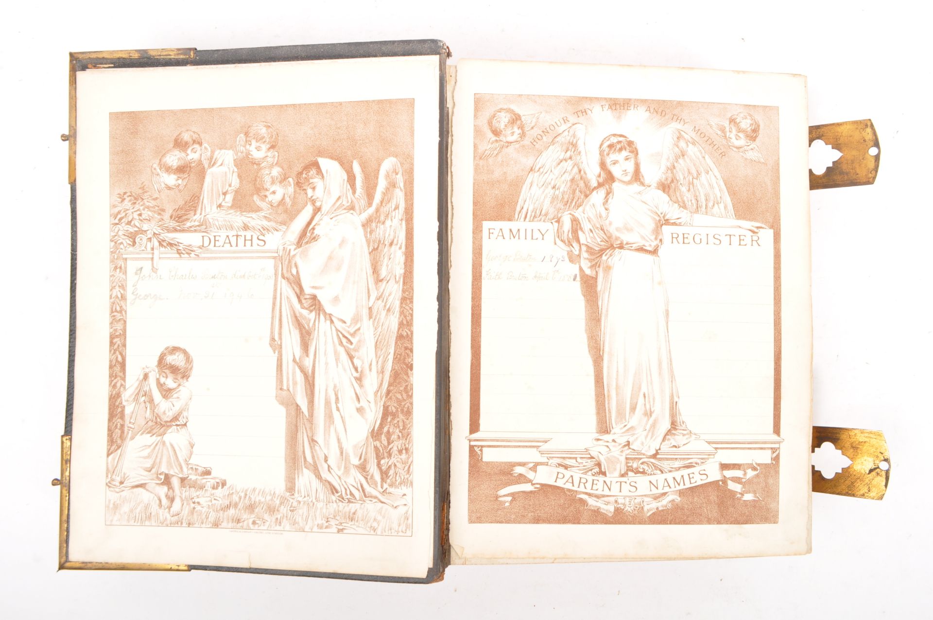 19TH CENTURY THE ILLUSTRATED NATIONAL FAMILY BIBLE BOOK - Image 4 of 8