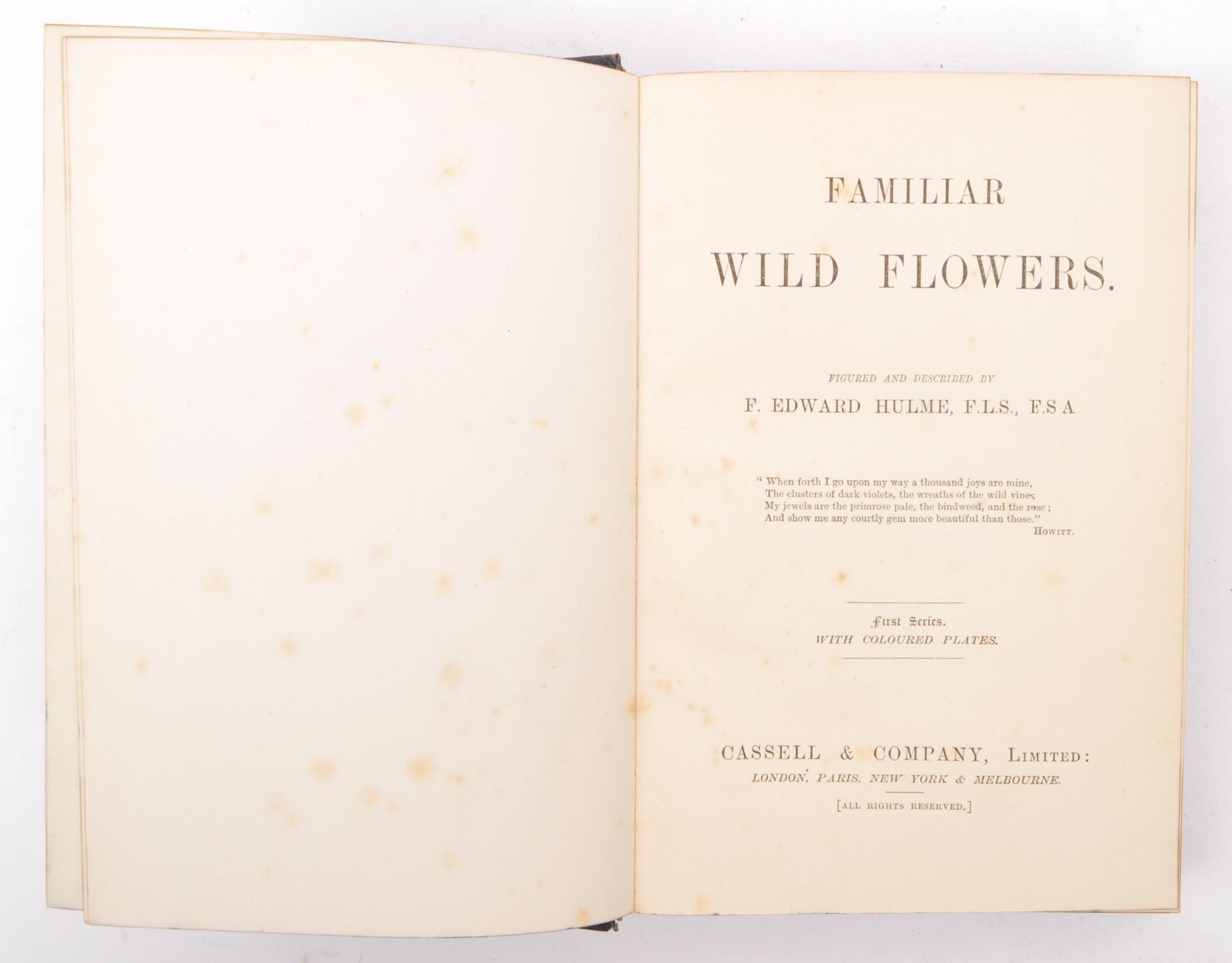 FAMILIAR WILD FLOWERS - F. EDWARD HULME - FIVE BOOKS - Image 3 of 7
