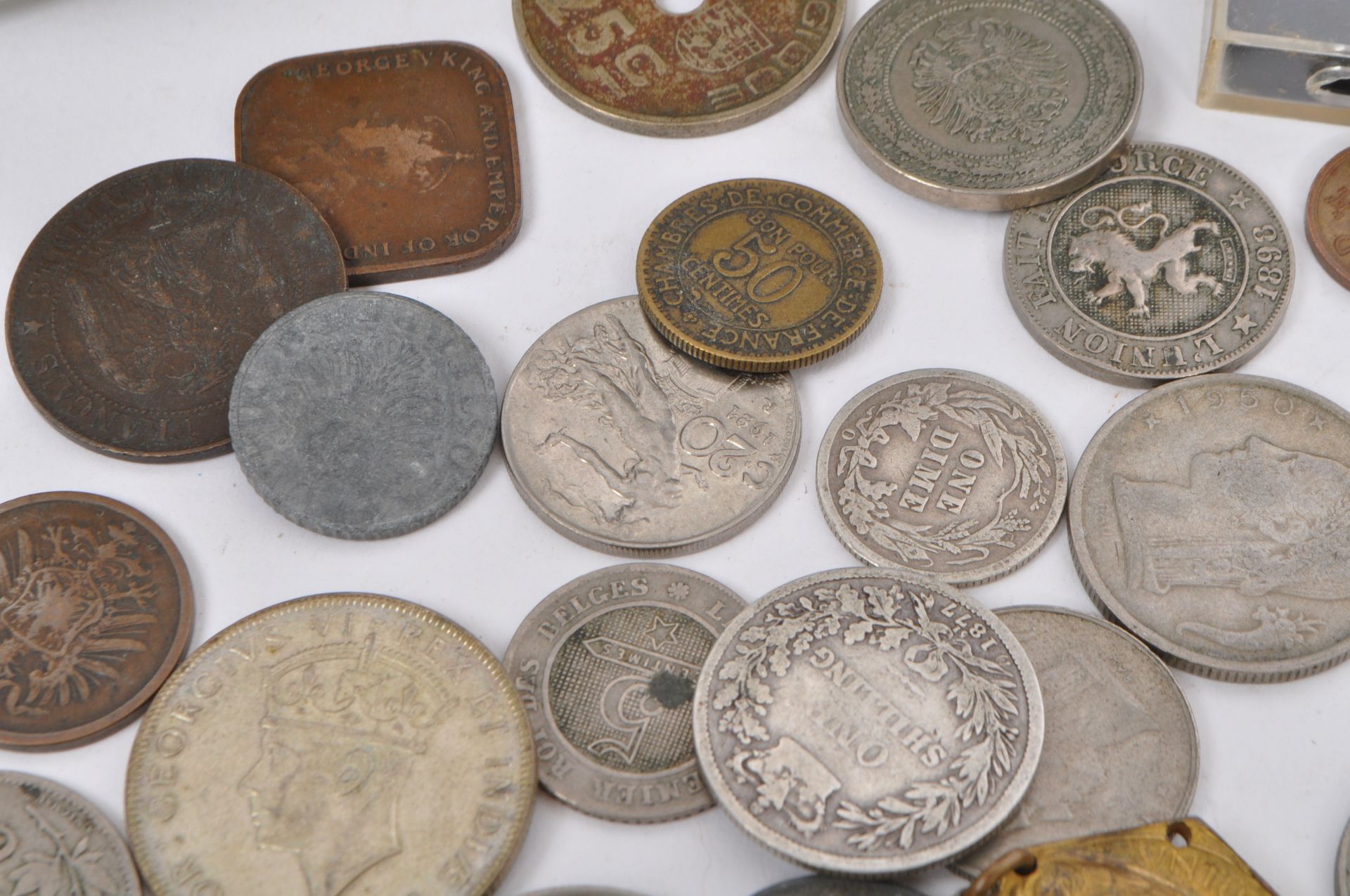 LARGE COLLECTION OF 19TH CENTURY & LATER UK & FOREIGN COINS - Bild 5 aus 15