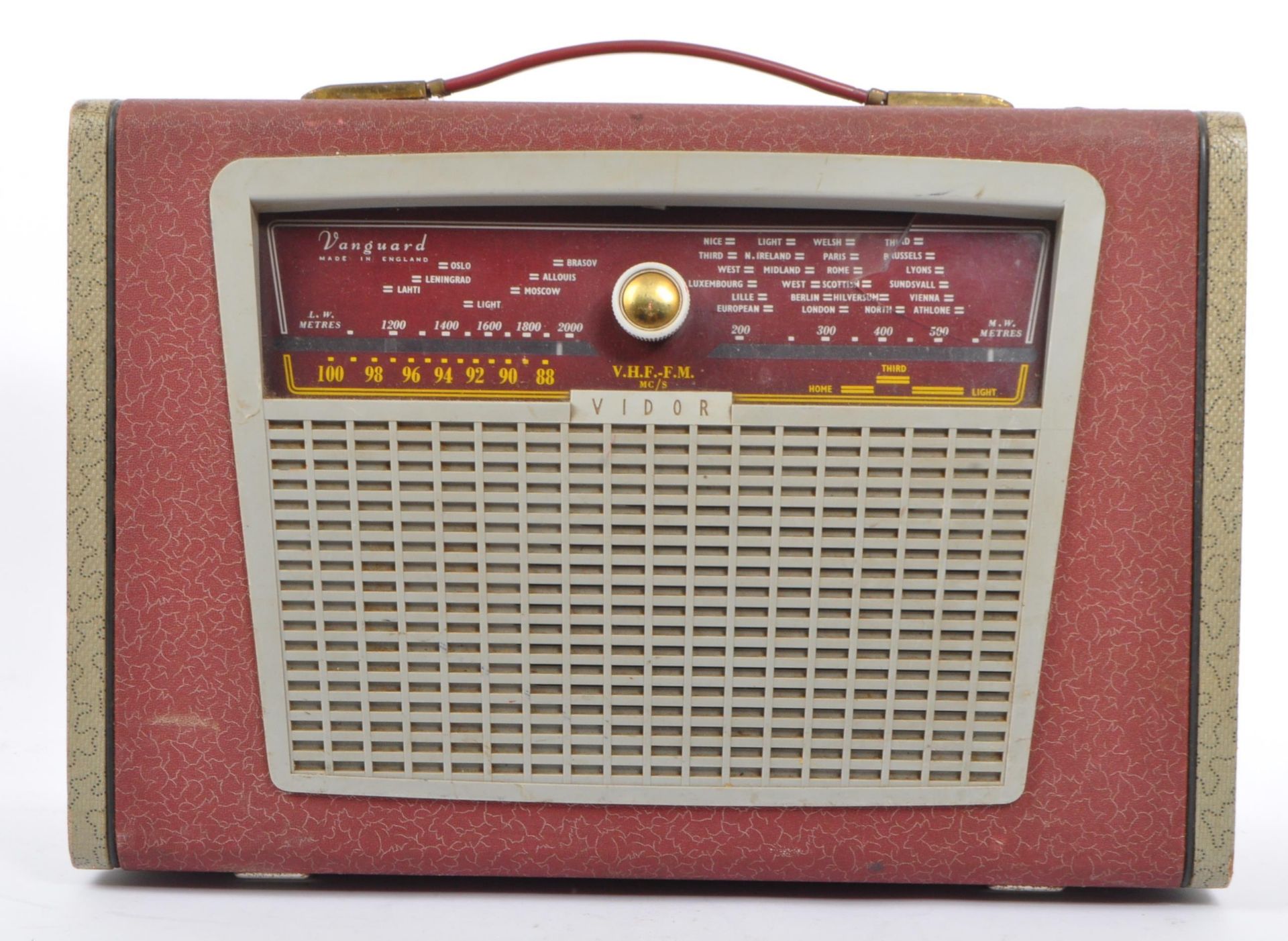 VINTAGE 20TH CENTURY VIDOR VANGUARD RADIO RECEIVER - Image 6 of 8
