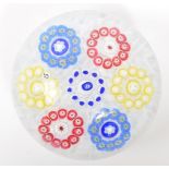 BACCARAT 1973 MILLEFIORI GLASS PAPERWEIGHT - 1973