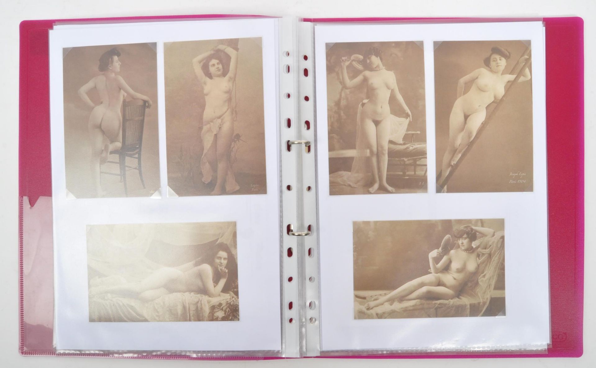 COLLECTION OF 20TH CENTURY FRENCH EROTIC NUDE POSTCARDS