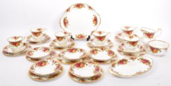 VINTAGE ROYAL ALBERT OLD COUNTRY ROSES TEA SERVICE