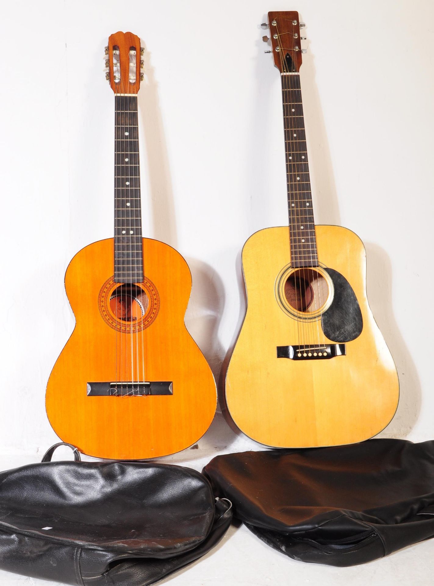 MUSICAL INSTRUMENTS - TWO ACOUSTIC GUITARS BY ALMERIA & JSH - Image 2 of 12
