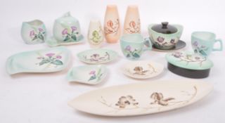 COLLECTION OF VINTAGE CERAMIC CARLTON WARE ITEMS