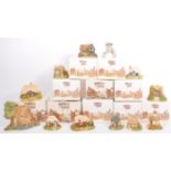 LILLIPUT LANE - COLLECTION OF BOXED COTTAGE RESIN SCULPTURES