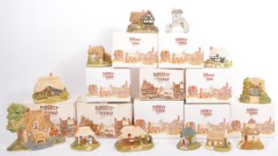 LILLIPUT LANE - COLLECTION OF BOXED COTTAGE RESIN SCULPTURES