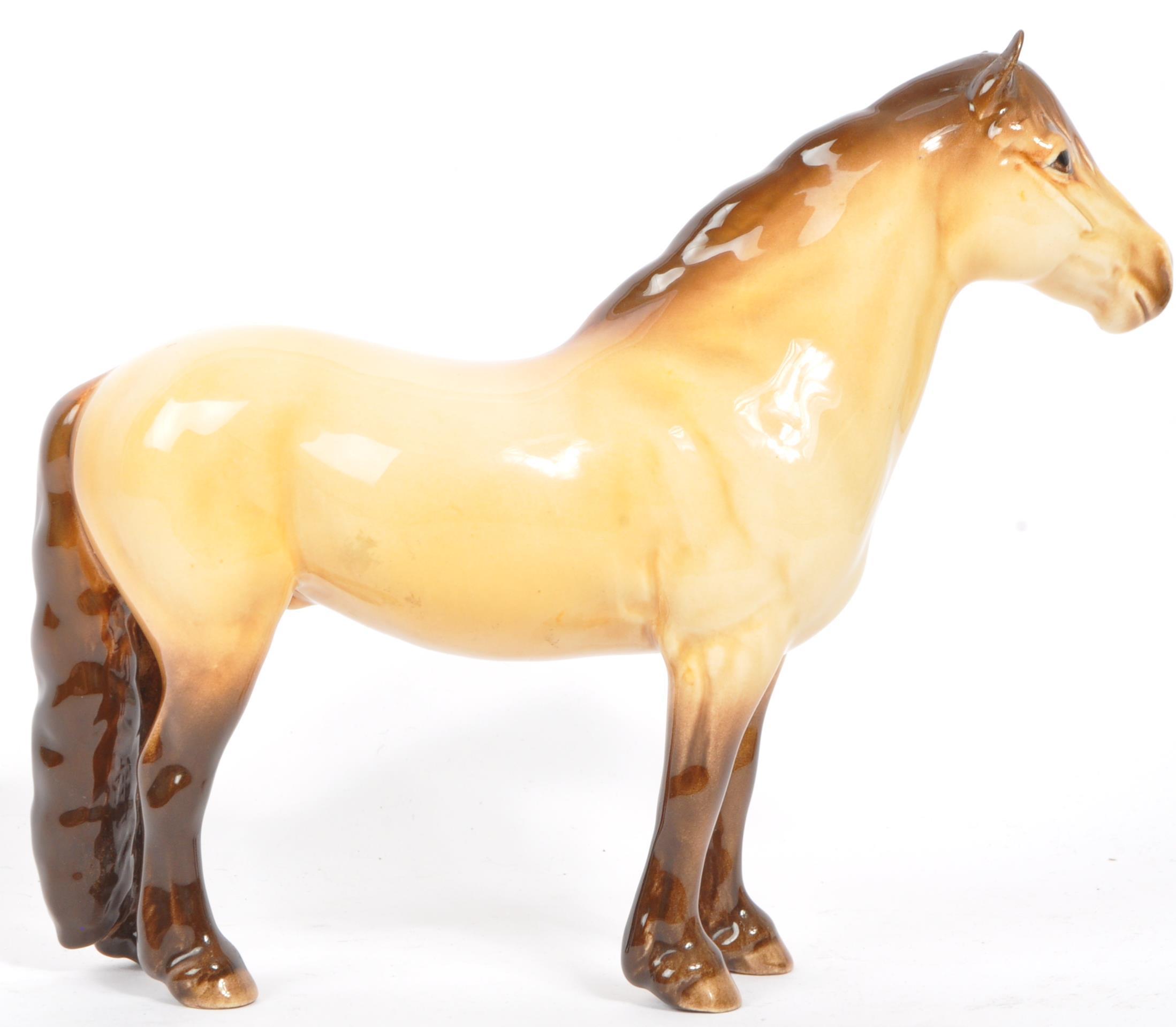 VINTAGE BESWICK PONY HORSE FIGURE - HIGHLAND PONY 1644 - Image 3 of 7