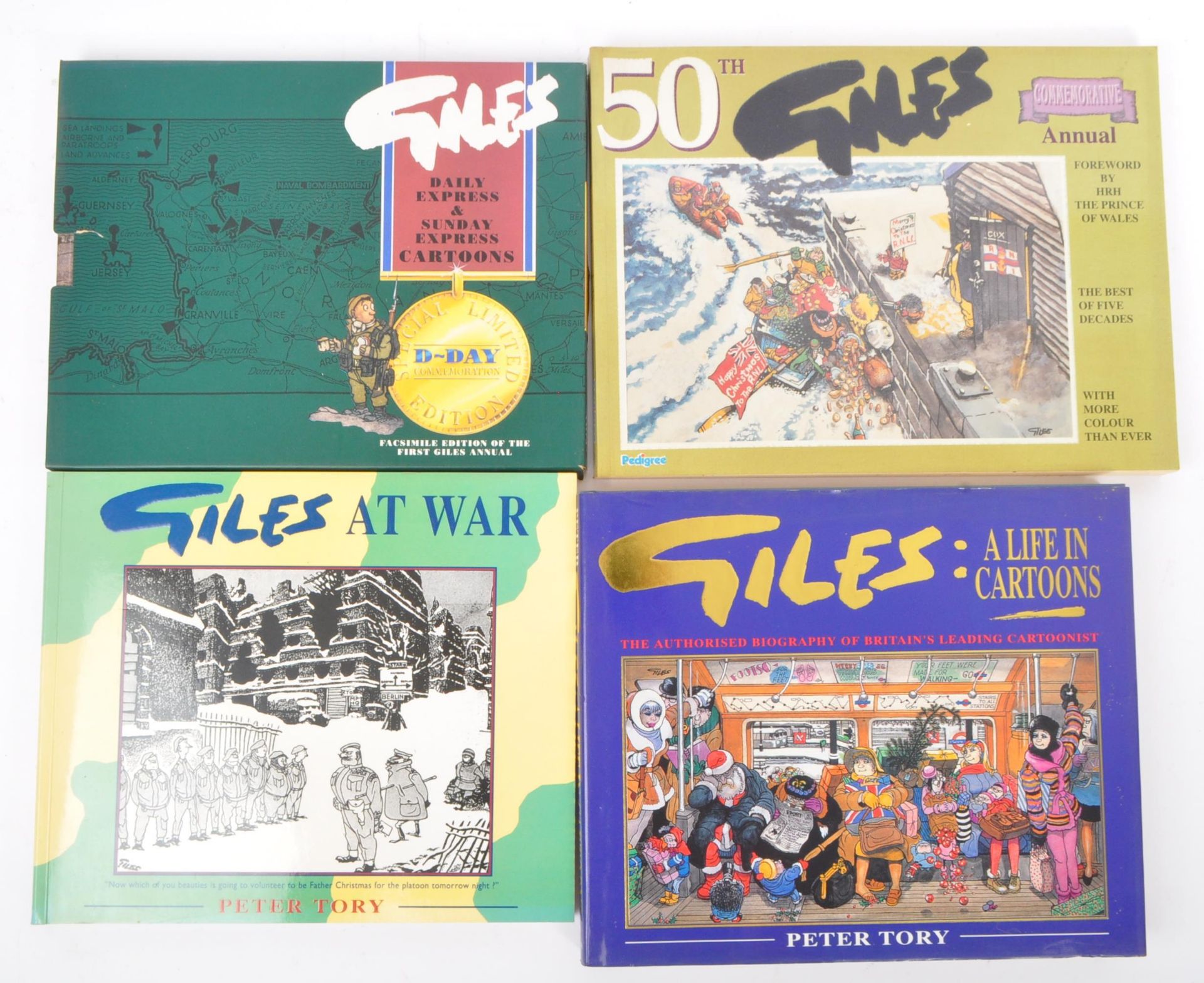 LARGE COLLECTION OF VINTAGE GILES ILLUSTRATED ANNUAL BOOKS - Image 11 of 11