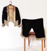 EDWARDIAN 1900 EMBROIDERED MENS THEATRE COSTUME
