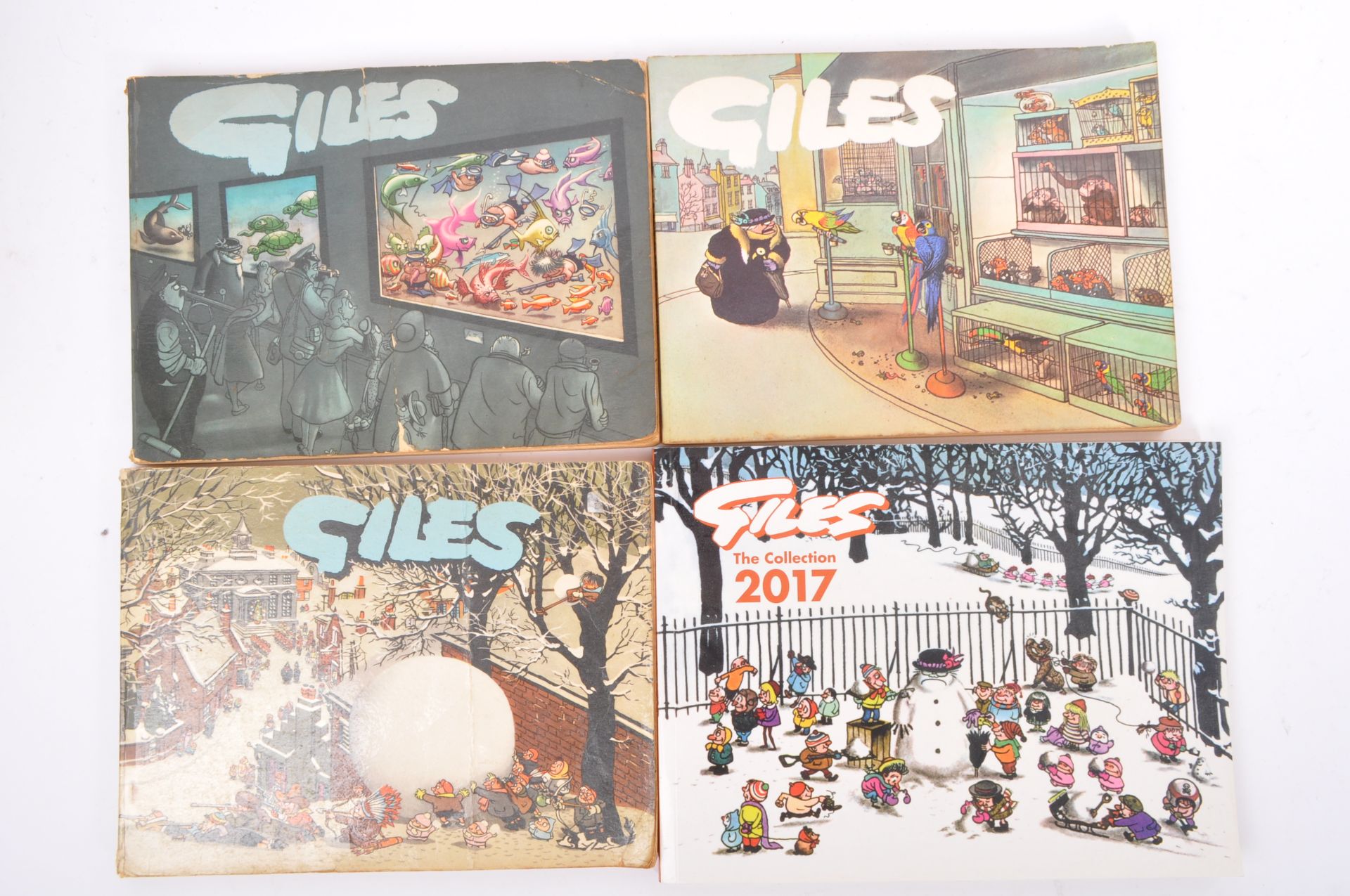 LARGE COLLECTION OF VINTAGE GILES ILLUSTRATED ANNUAL BOOKS - Image 7 of 11