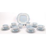 VINTAGE WEDGWOOD QUEENS WARE CERAMIC TEA SERVICE